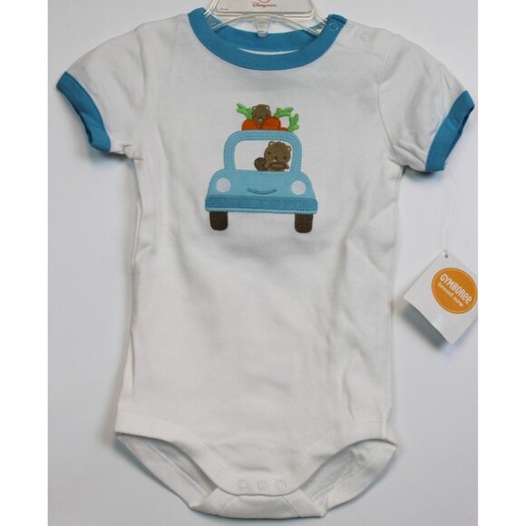 NEW 2014 Gymboree Baby Beaver 12-18M Boys 3-pc Set Bodysuits Pants Easter Bunny - Picture 2 of 13